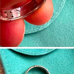 Vintage 2007 Tiffany & Co. Streamerica Diamond Ring 18k White Gold + 20 Diamonds